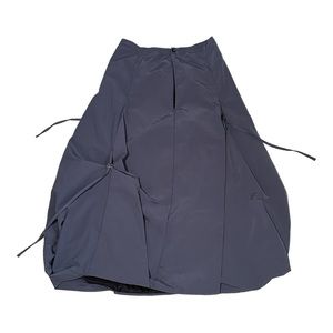 Vintage Asymmetrical Hanna for La Journee Grey Tactical Strap Gorpcore Skirt